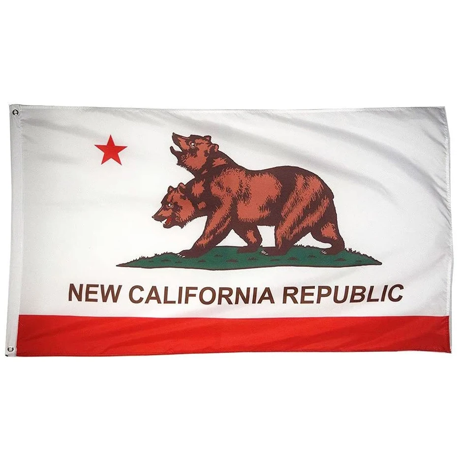 

90x150CM New California Republic Flag