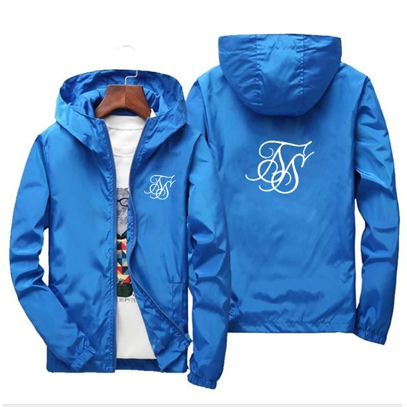 

Fashionable casual jacket men's coat hooded windbreaker men's jacket aviator jacket size 7xl
