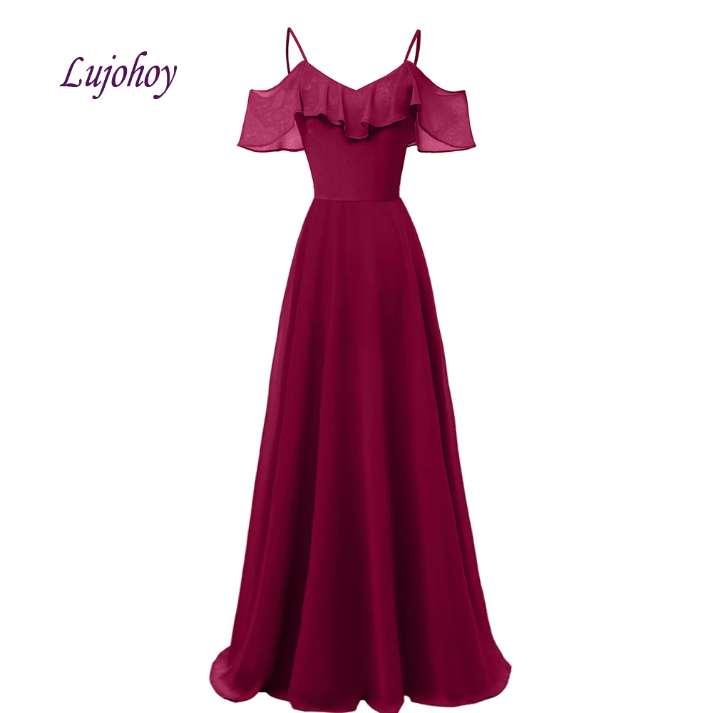 Бордовые длинные платья подружки невесты для свадьбы женские | Свадьбы и