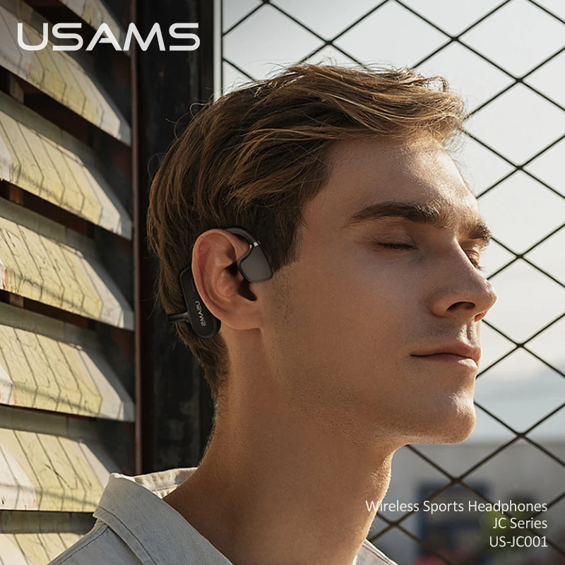 Наушники USAMS с Bluetooth 5 0 водонепроницаемые спортивные стереонаушники шейным