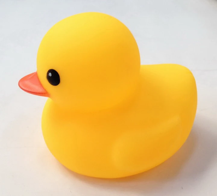 Утка плавающая вода игрушки Мягкая плавающая резиновая утка сжимает звук скрипучий Купание игрушка для детской ванны игрушки животных