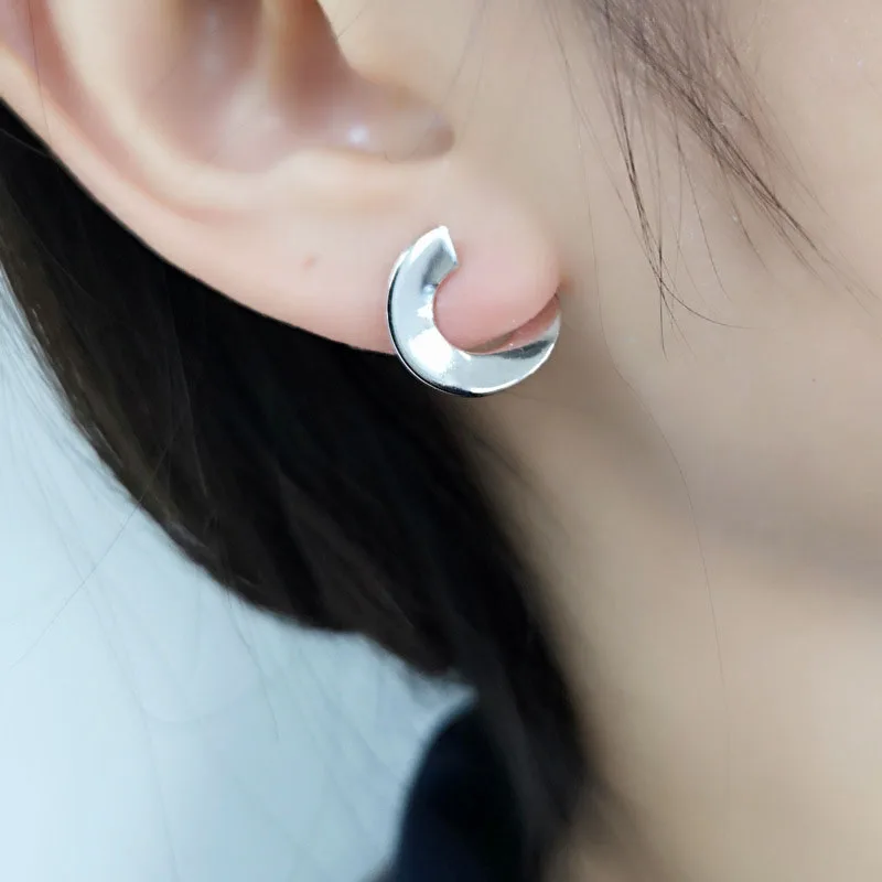 Женские Висячие серьги с буквой Silvology сережки из стерлингового серебра 925 пробы