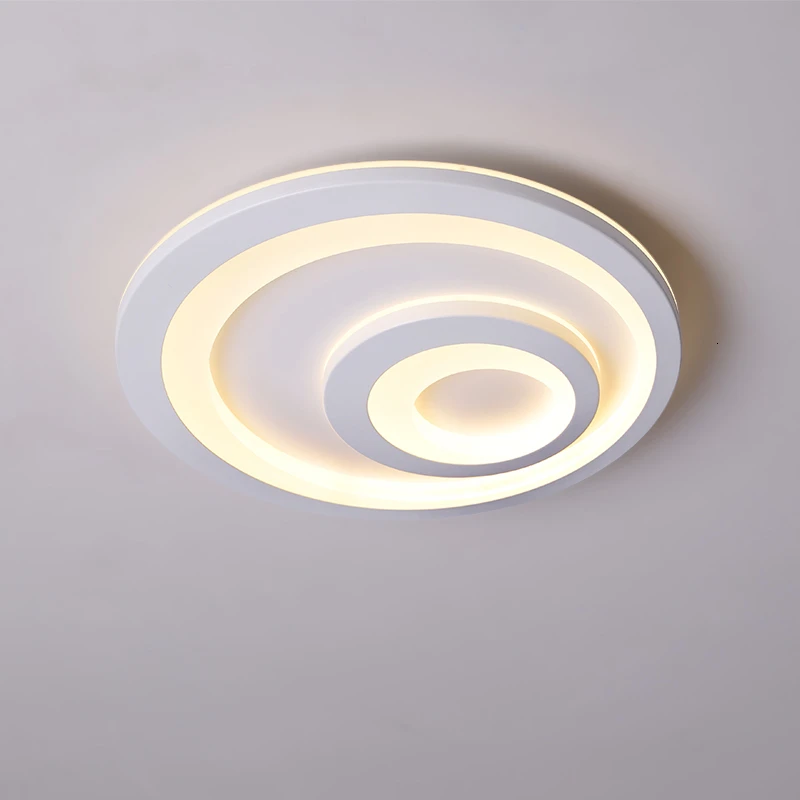 

Round/square Minimalist led chandelier For Bedroom studyroom lampadario led Gray/White Modern chandelier lighting light fixtures