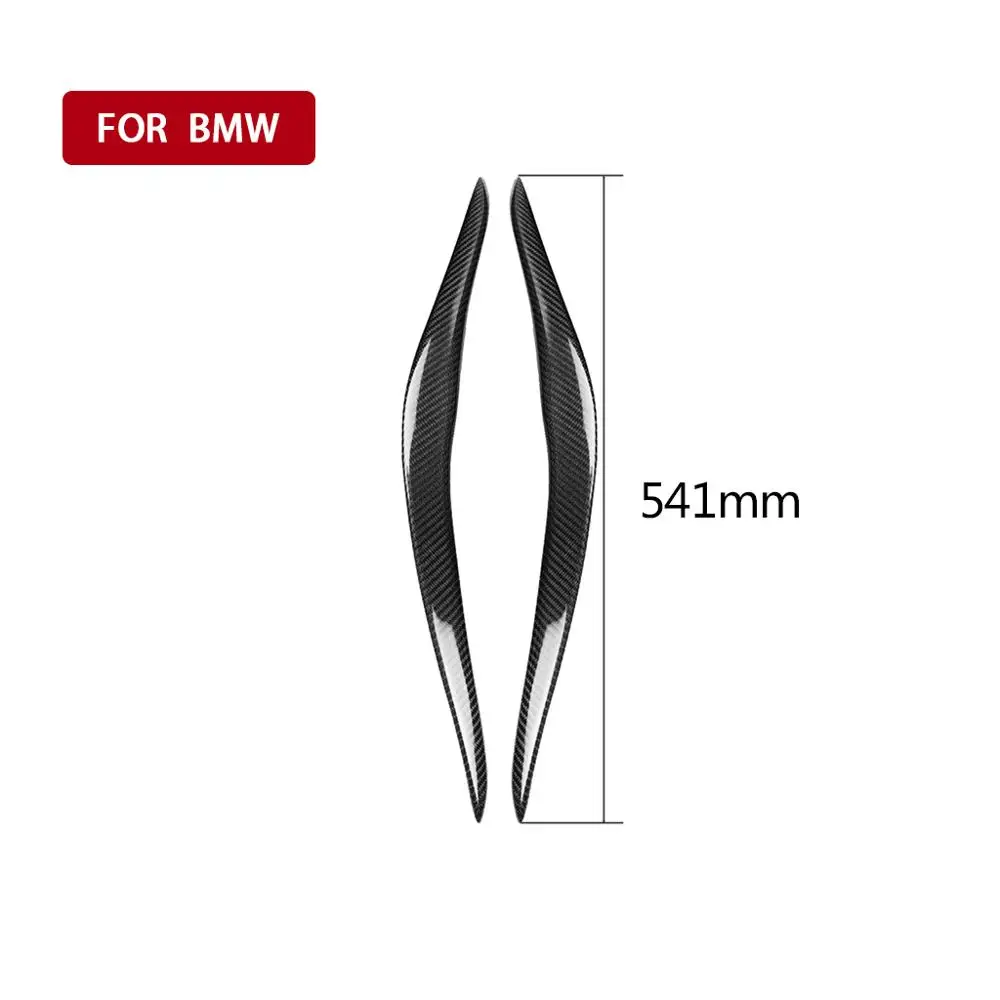 

2Pcs Car Styling Carbon Fiber Lamp Eyebrows Cover Black Stickers For BMW F22 2 All Series 2014-2018 Interior Auto Accessories