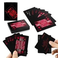 54 pcs playing cards poker game deck poker suit plastic magicial waterproof deck of card gift collection entertainment game