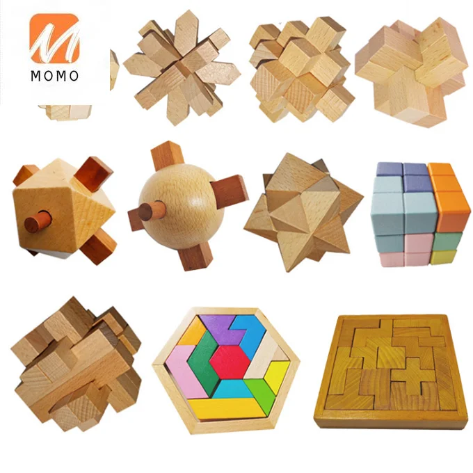 

New Products wooden brain teaser 3d cartoon puzzle factory price