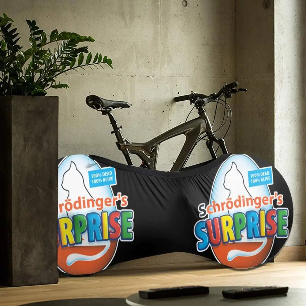 

Schrodingers Surprise outdoor Bike Fashionable MTB waterproof Bicycle dust cover Custom Rashguard biking motocross father gift