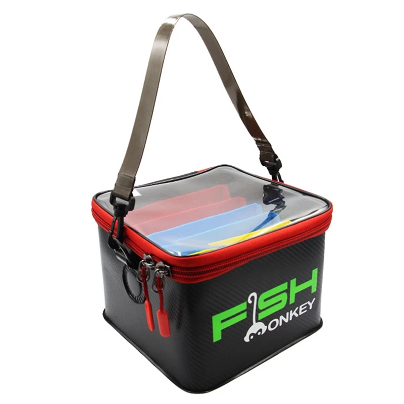 

Multifunctional Fishing Tackle Box EVA Thickened Lures Bait Storage Holder Fishing Bucket Supply Tackle Box Organizer