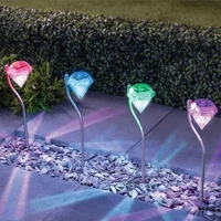 solar led light outdoor diamond solar lamp waterproof garden decor outdoor lighting solar outdoor lights lawn lamp solar lamp