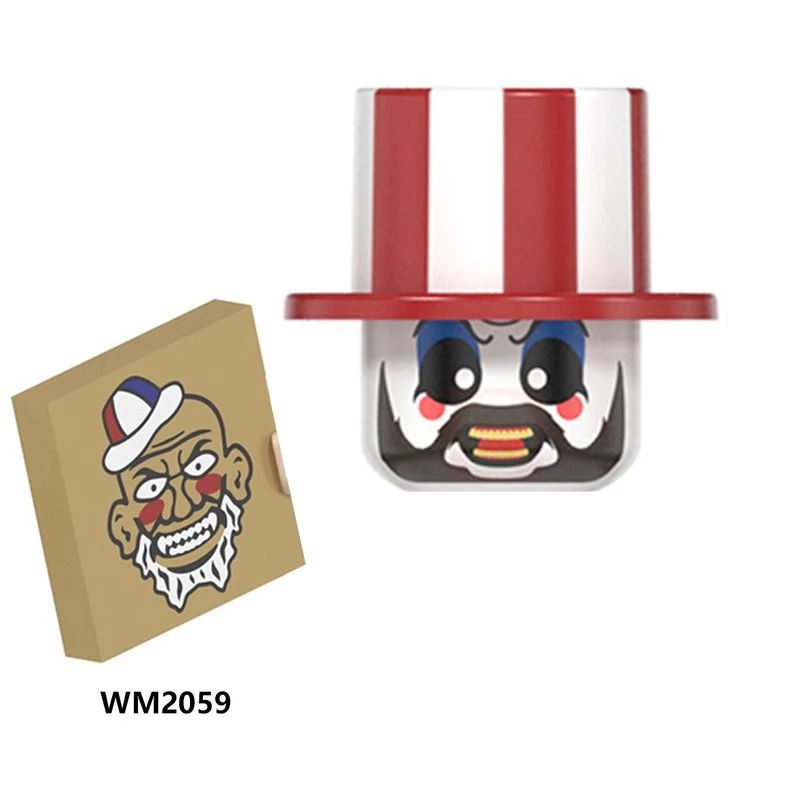 Экшн-фигурки из фильма ужасы на Хэллоуин It Pennywise Hellraiser мини-кирпичи экзорцист