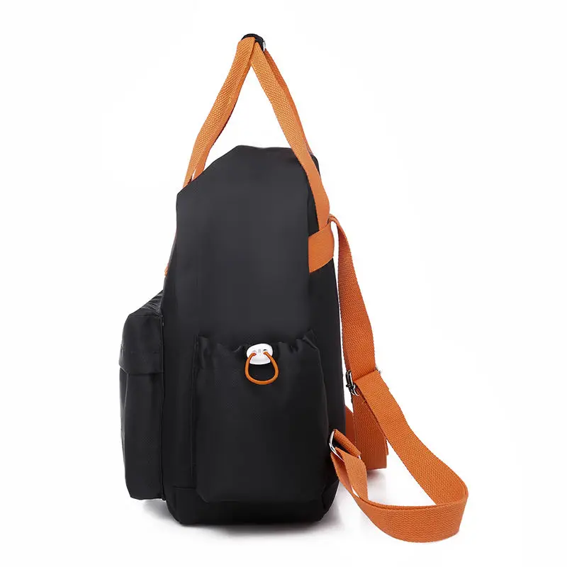 

Female Backpack Fashion Outdoor Waterproof Nylon Simple Zipper Buckle Travel Leisure School Bag