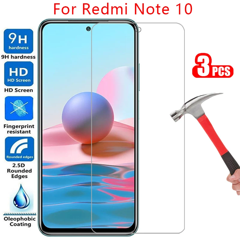 

Защитное закаленное стекло для xiaomi redmi note 10 4g 5g, Защита экрана для xiomi ksiomi readmi remi note10 not not10, пленка 9h