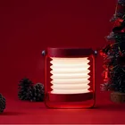 Портативный светодиодный ночник, креативсветильник Складная Настольная лампа с защитой глаз, заряжаемая от USB приглушаемая атмосферная лампа