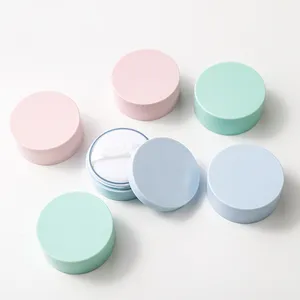 Пустая свободная банка для пудры 12 шт.лот 30 г30 мл с ситечком, косметическая пластиковая пудра, компактный многоразовый чехол для макияжа, дорожная бутылка