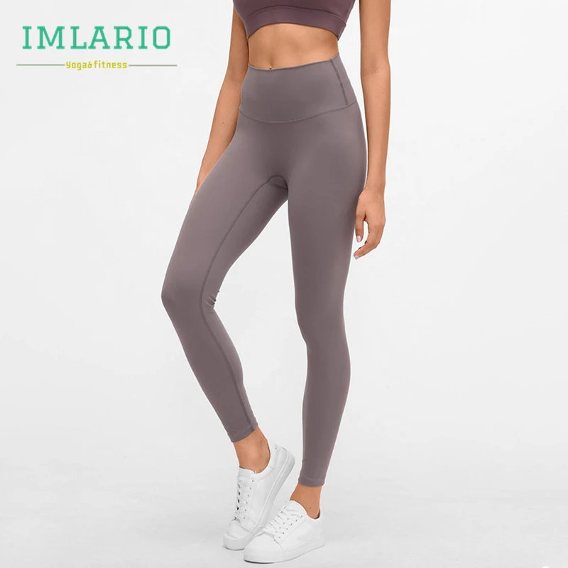 Imlario Buttery мягкие спортивные обтягивающие женские леггинсы для фитнеса с высокой посадкой, штаны для бега, йоги, контроль живота, тренировочные трико, полная длина