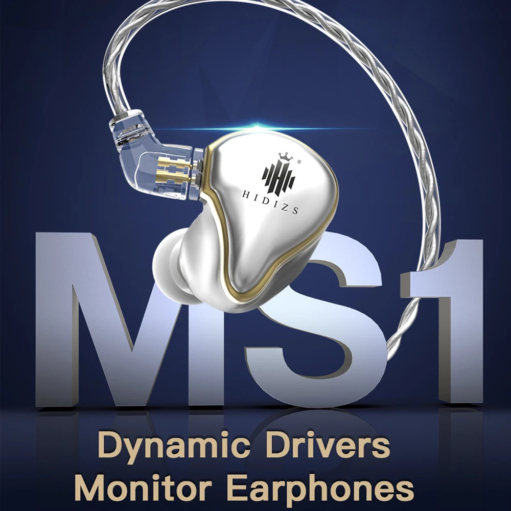 Наушники-вкладыши Hi-Fi для спорта монитор IEM проводные наушники 3 5 мм Hidizs MS1 съемная