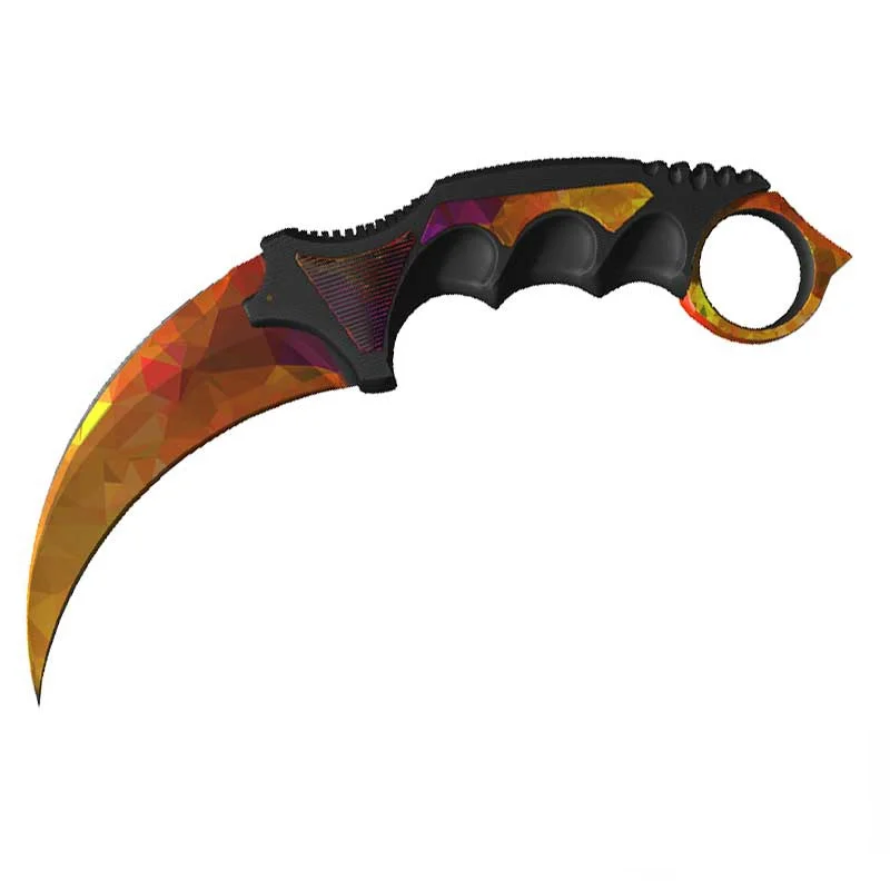 

Personality CS GO Karambit Knife Auto Cover Scratches Waterproof Car Stickers Car Window Body Decorative Stickers Accessories