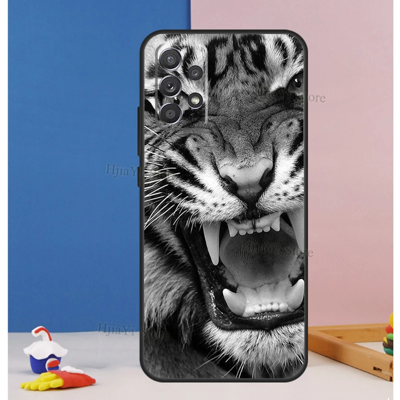 Чехол для телефона с гепардовой пантерой тигром львом Samsung A71 A51 A41 A31 A11 A42 A12 A52 A32 A72