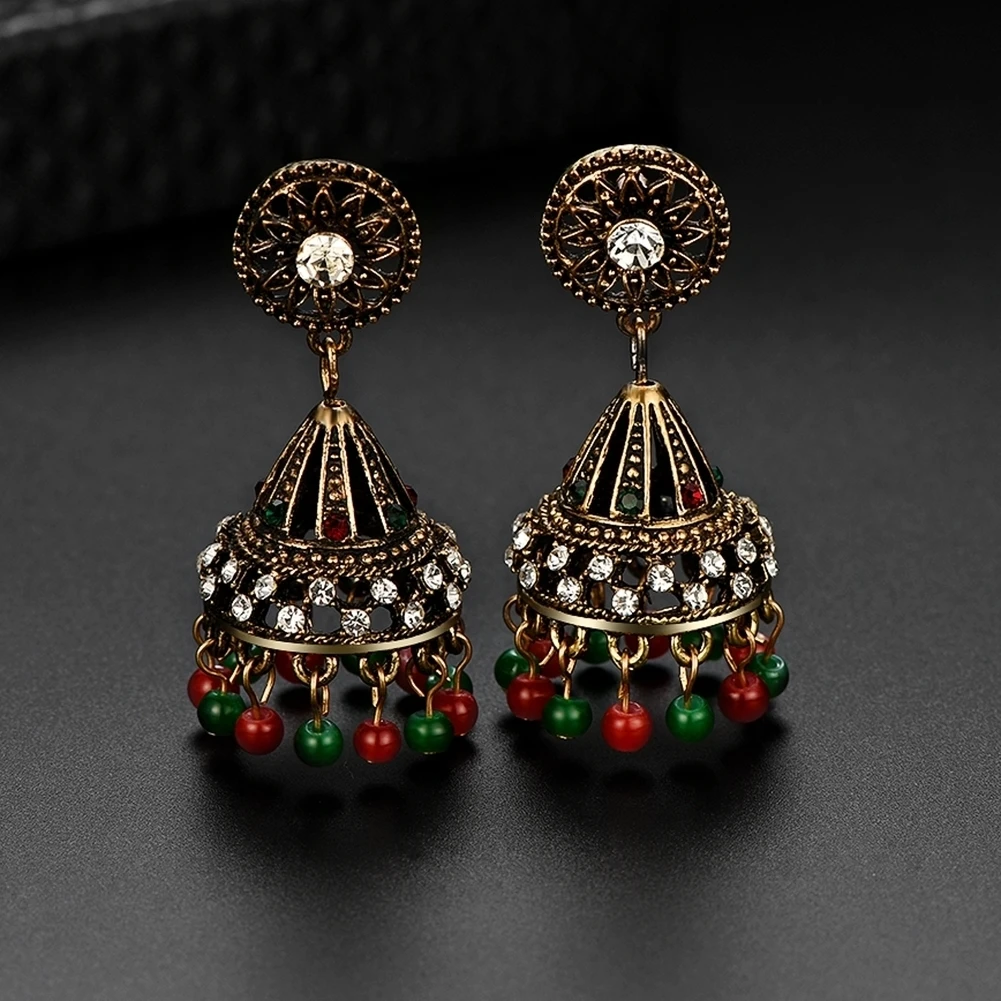Brinco серьги античные Jhumki Jhumka висячие серьги этические племенные ювелирные изделия Ближний Восток Ретро Национальный стиль колокол