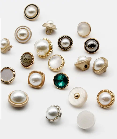 10 шт./партия металлические пуговицы Стразы для роскошного Кашемирового пальто