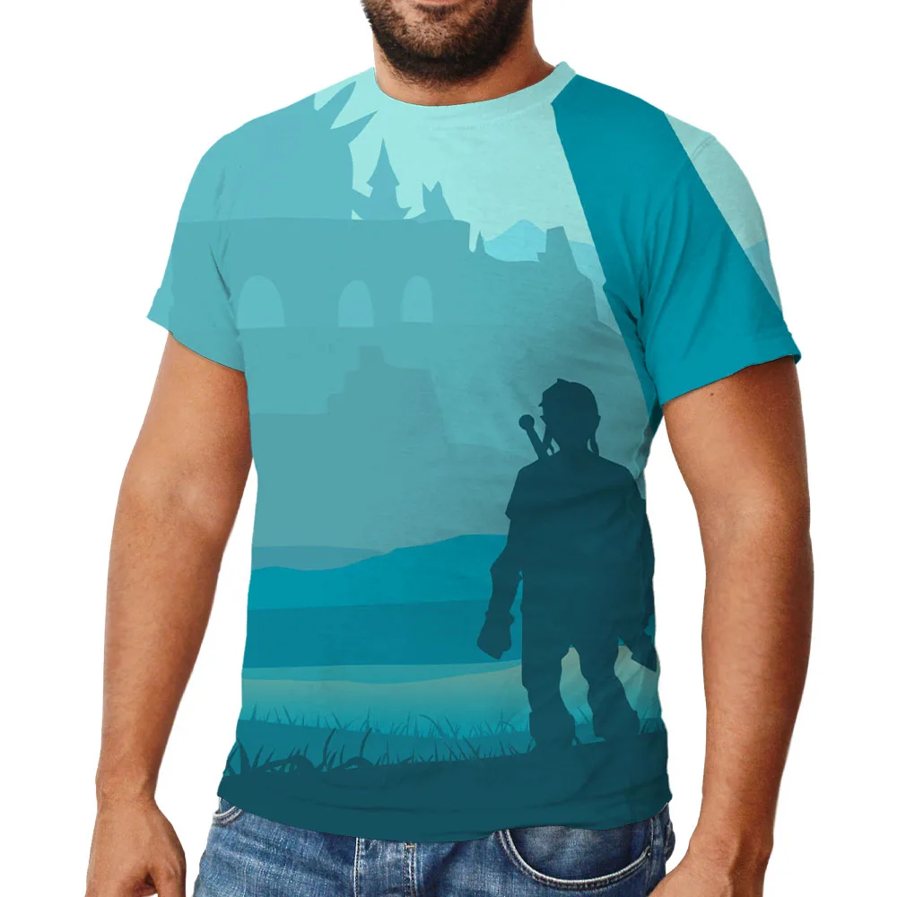 

2021New Summer Game Zelda 3D Printed T Shirt Boy Girl Kids Cool Fashion Streetwear Men Women Children Casual Short Sleeve Tops