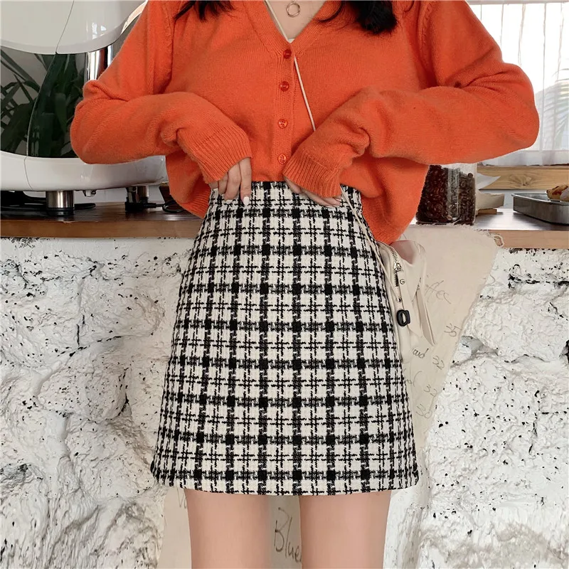 Женская короткая юбка с высокой талией 2020 весенняя летняя тонкая одежда для