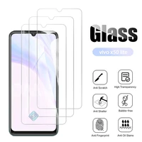 3 pieces tempered glass for vivo x50 lite 6 38 screen protector vivo x50 lite protective glass film