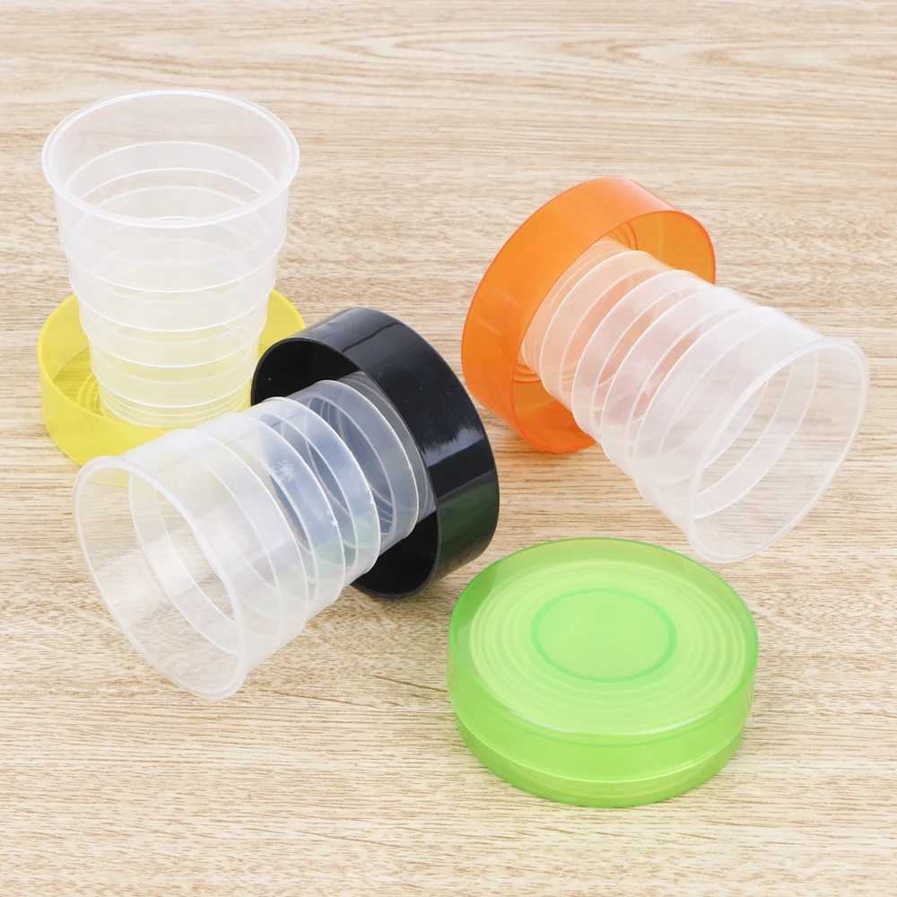 

Портативная Выдвижная телескопическая пластиковая Складная чашка для питьевой воды