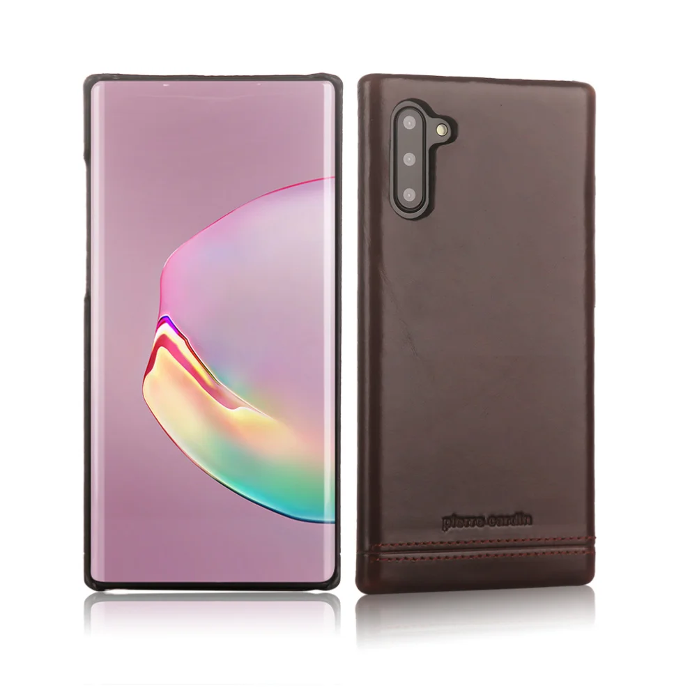 Чехол из натуральной кожи для samsung Galaxy Note 10/Plus, Роскошный Жесткий чехол для samsung Note10 Plus