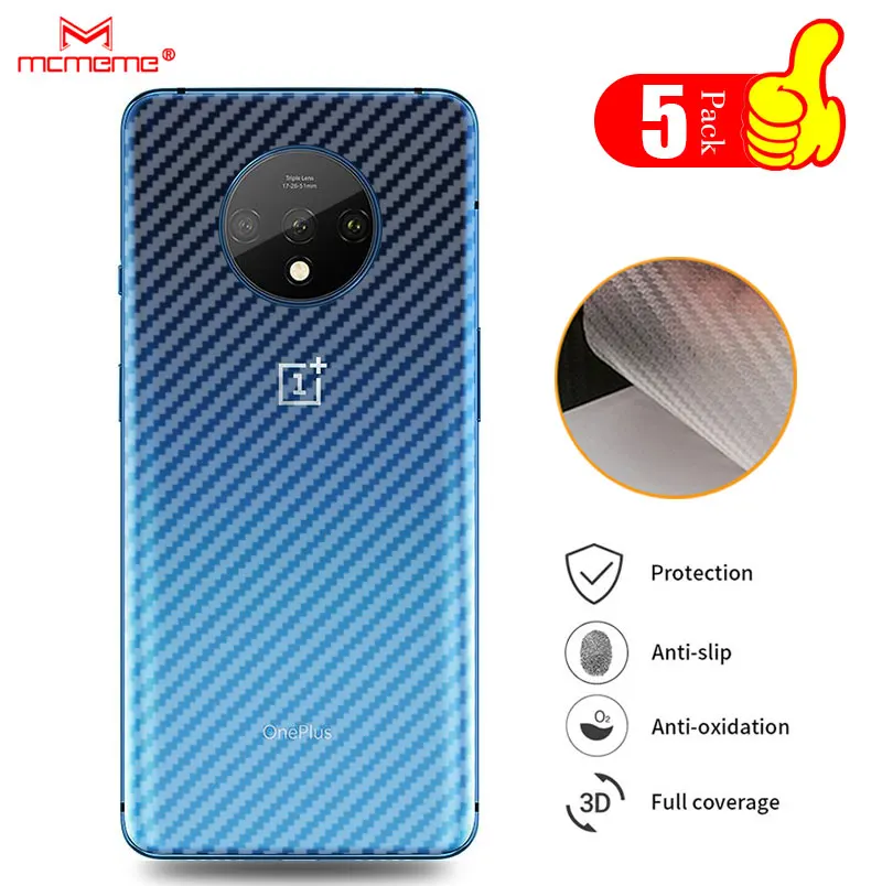 5 шт. для Oneplus 7 T 3D защитная пленка из углеродного волокна PRO 7TPRO Защитная задней