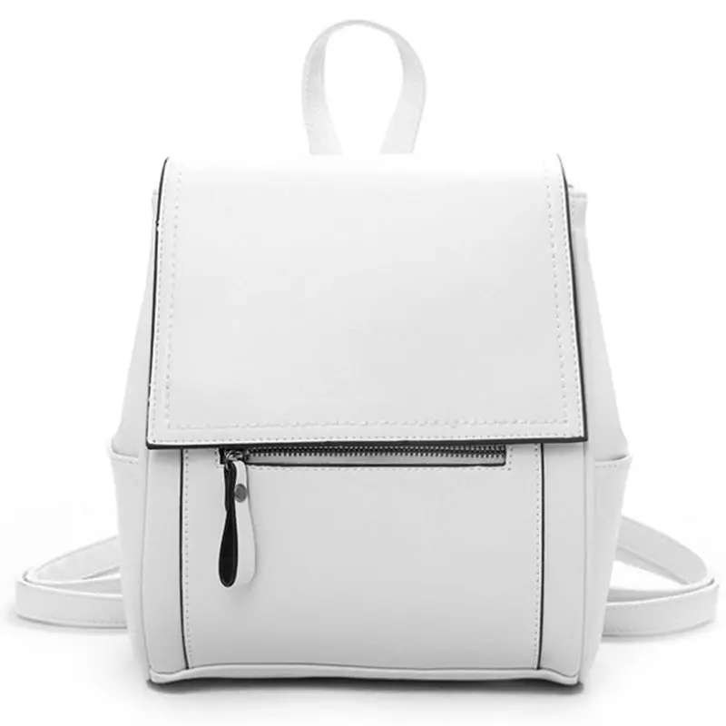 

Korean Style Backpack Women Leather Multi-Purpose Fashion Simple