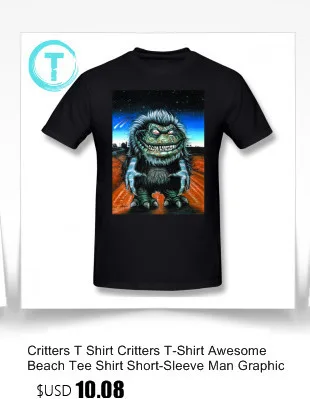 Critters футболка они кусают Футболка с принтом 4xl Футболка удивительный Классическая 100 хлопок Рубашка с короткими рукавами Для мужчин футболка