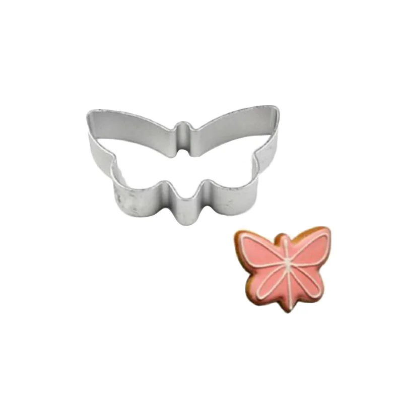 Портативная Алюминиевая форма для печенья выпечки в форме бабочки помадки