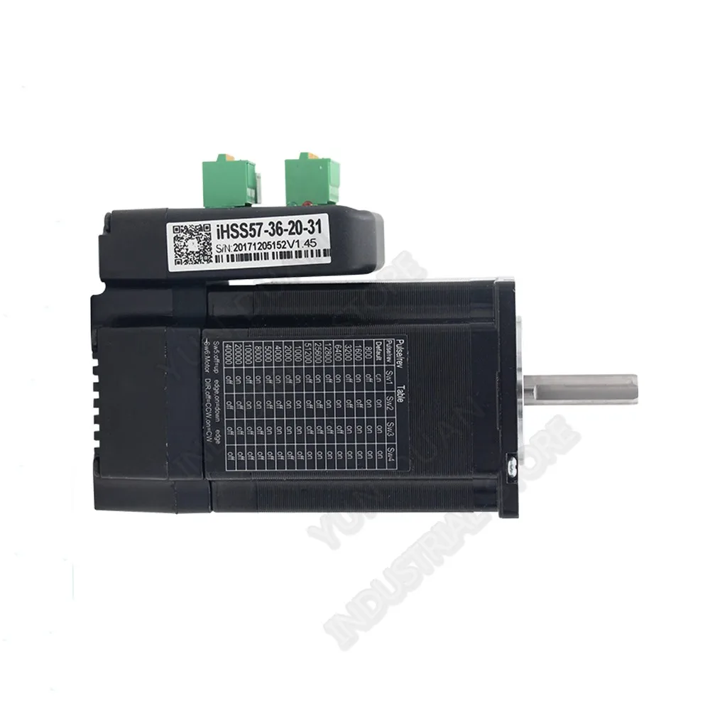 2Nm 286Oz. В JMC интегрированный NEMA23 57 мм 57 36 В DC 1500 об/мин DSP Гибридный замкнутая петля мотор драйвер кодировщик все-в-одном сервомотор