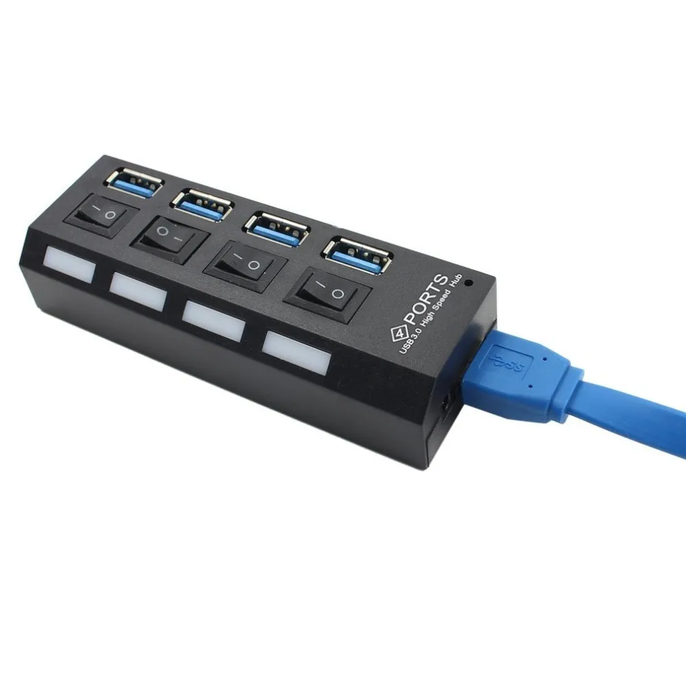 

USB 3.0 Hub USB Hub 3.0 Multi USB Splitter Hab 4/7 Port Multiple Expander Use Power Adapter USB3 Hub with Switch for PC