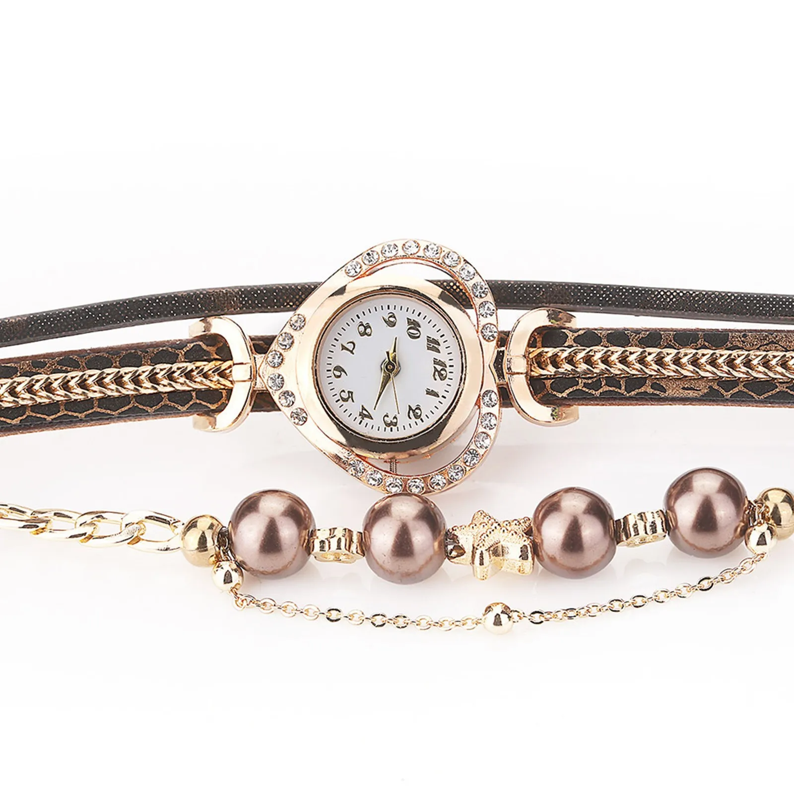 

Ladies Elegant Wrist Watches Women Bracelet Rhinestones Analog Quartz Watch Women's Crystal Small Dial Watch Reloj