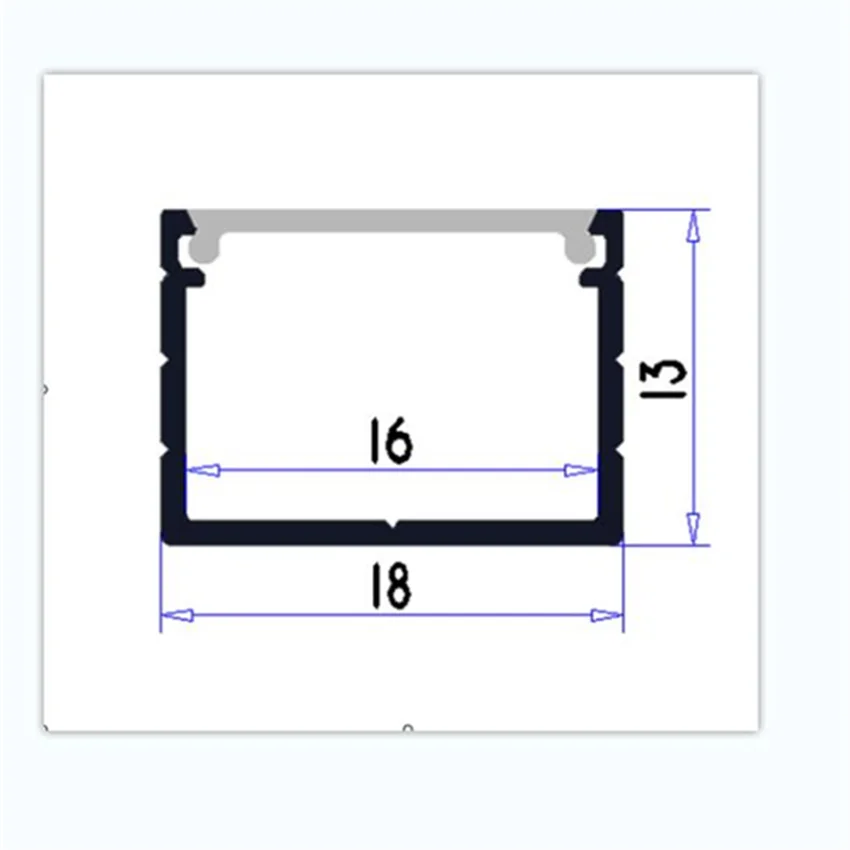 

free shipping Surface Mounted Led Light Aluminium Profile For Led Strips Diffuser,Led Extruded Aluminium Channel