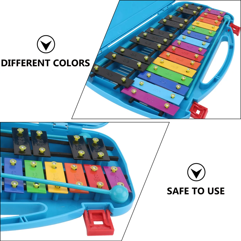 

1pc Metallophone Percussion With 25-Note Plate for Children Early Education