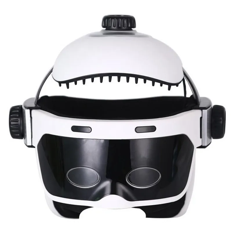 

New Electric Head Massager Home Relaxing Scalp Automatic Hot Compress Bluetooth Music Function Headache Air Kneading Massager 20