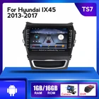 Android IPS экран для Hyundai IX45 Santa Fe 2013 2014 2015 2016 2017 HD радио Автомобильный мультимедийный плеер Авто GPS аудио Wifi Dvr Cam