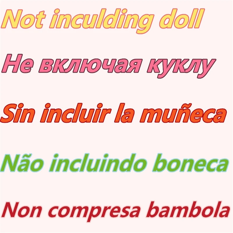 

9 Item/Set Doll Accessories=3 Pcs Doll Clothes Dress+ 3 Glasses + Random 3 Pairs Shoes for Doll Girl Toy Best Gift