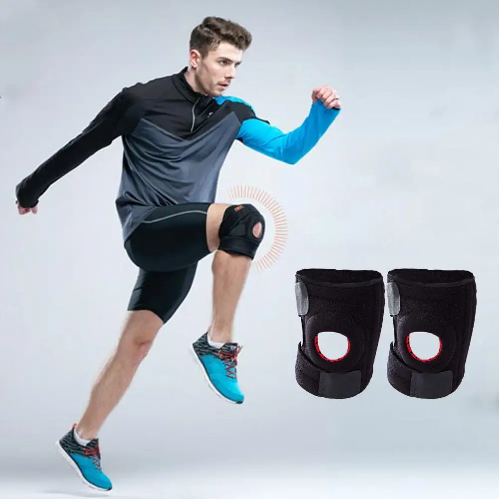 

Knee Braces Breathable Anti-slip Anti-collision OK Cloth Spring Protective Sleeve Knee Support for Climbing Cycling