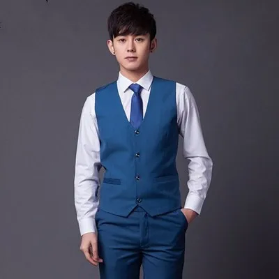 

Mens Black Colour Wedding Suit Vests For Men Slim Fit Dress Vest Male Formal Waistcoat Business Casual Sleeveless Jacket