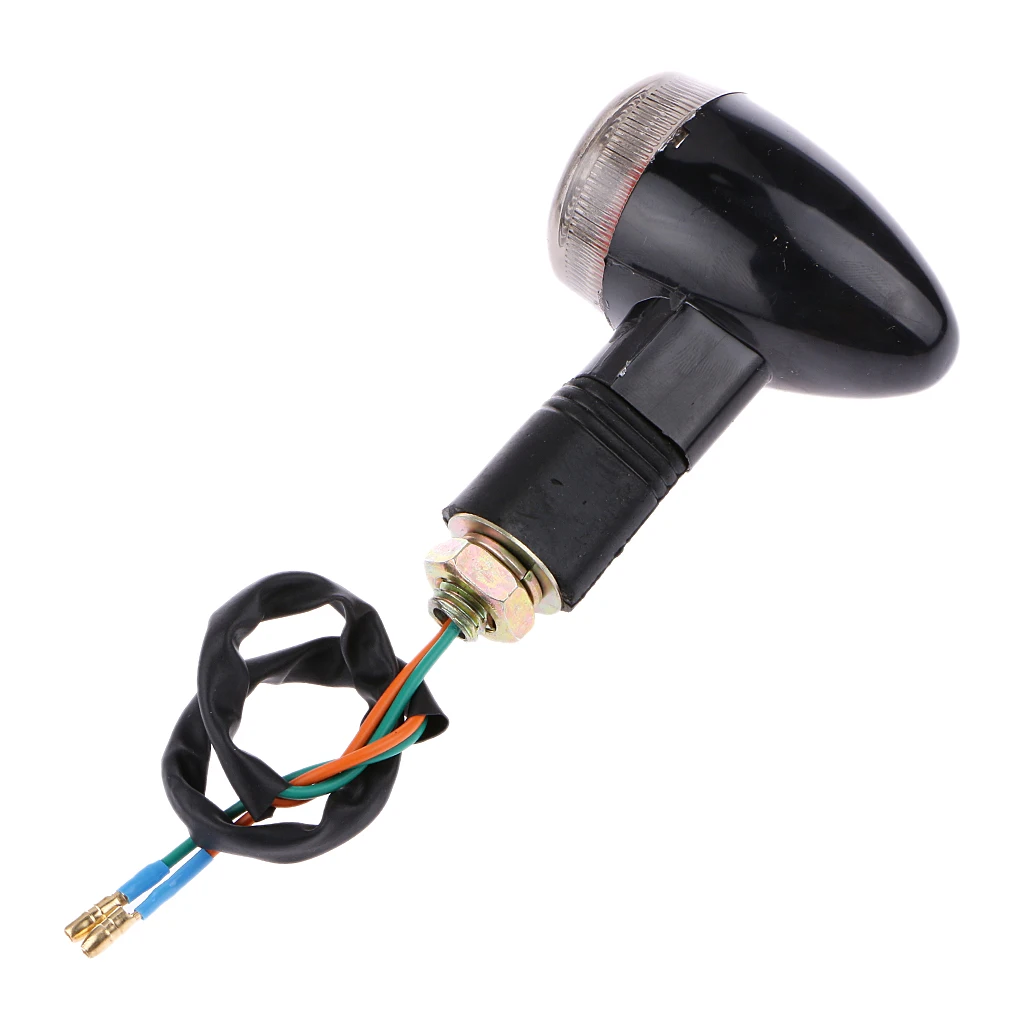 

Universal Motorbike Mini Bullet Turn Signal Indicator Lamp Blinker Pack of 4