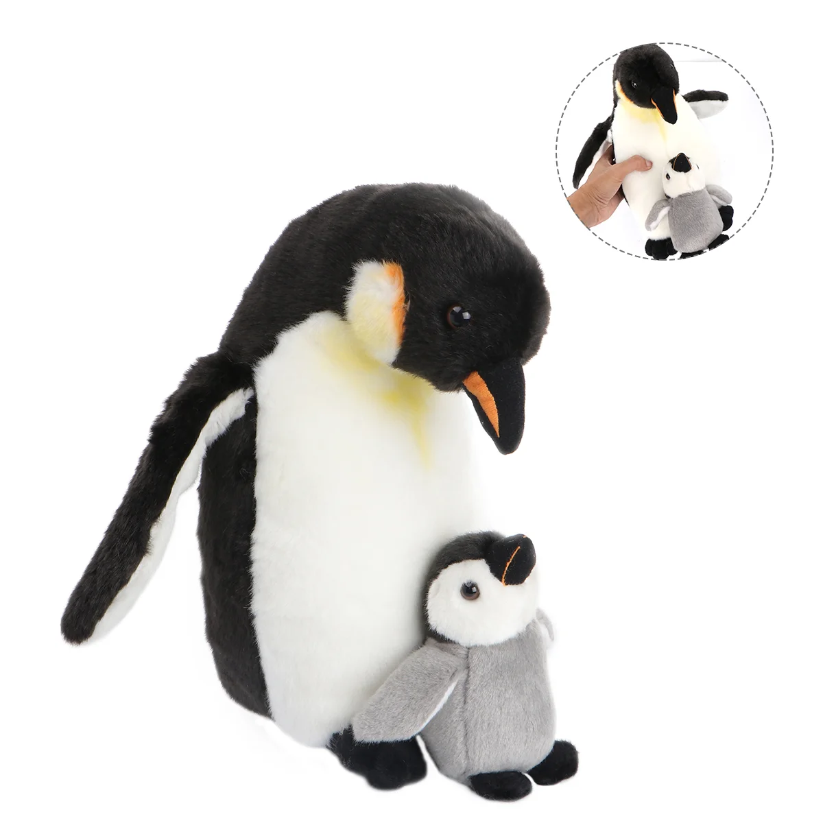 

1Pc Cuddly penguin stuffed animals simulating the Antarctic display