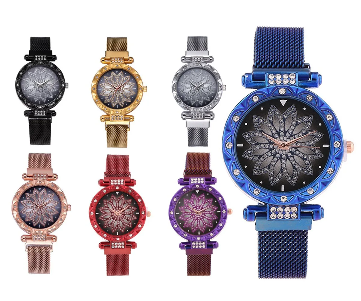 WOKAI Fashion Quartz Movement High Quality 38mm SHSHD Women Stainless Steel Mesh Rose Gold Waterproof Ladies Watch Dropshipping | Наручные