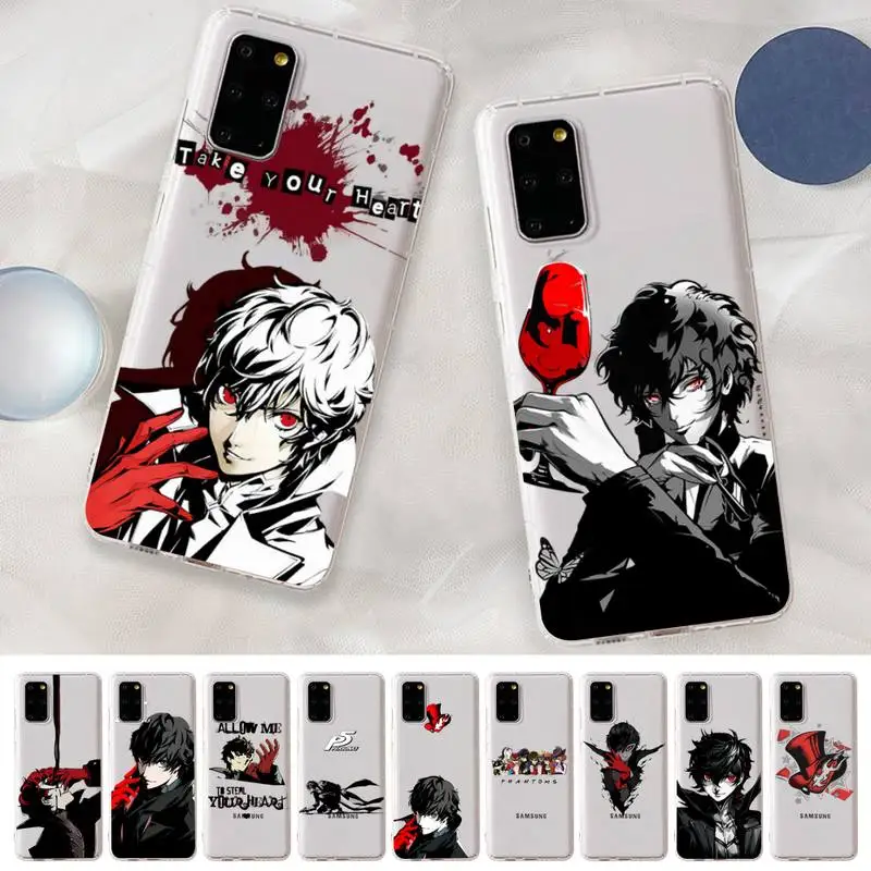 

Persona 5 Take Your Heart Phone Case For Samsung A 10 20 30 50s 70 51 52 71 4g 12 31 21 31 S 20 21 plus Ultra