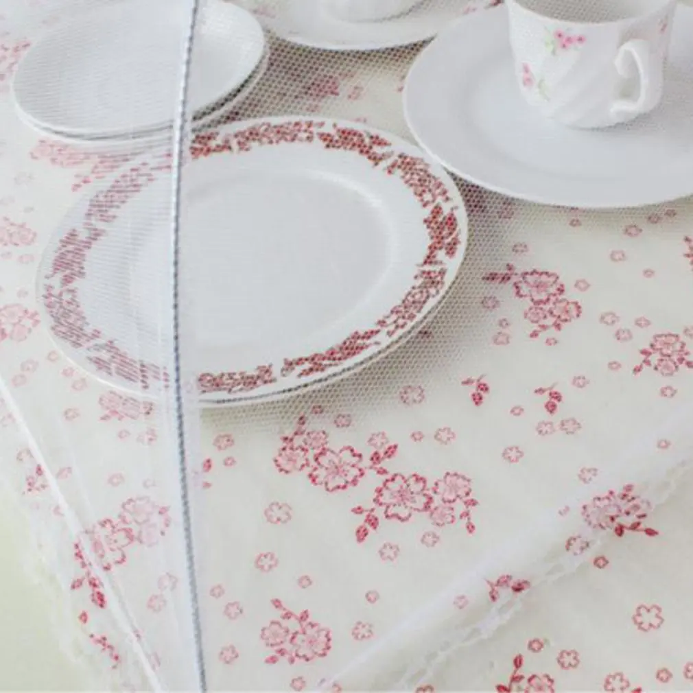 Складной бытовой пищевой зонт моющаяся сетка крышка для еды пикника барбекю