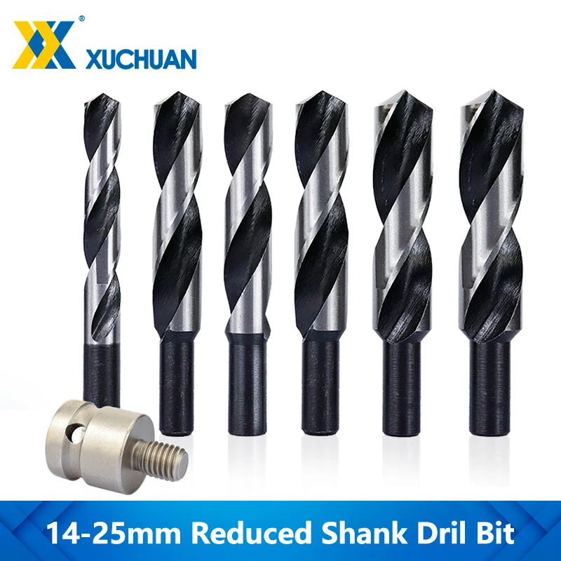 

Reduced Shank Drill Bit HSS Drilling Bit Woodworking Hole Drilling Cutter 14-25mm Shank For Wood Drill Bits Tool Twist Drill Bit