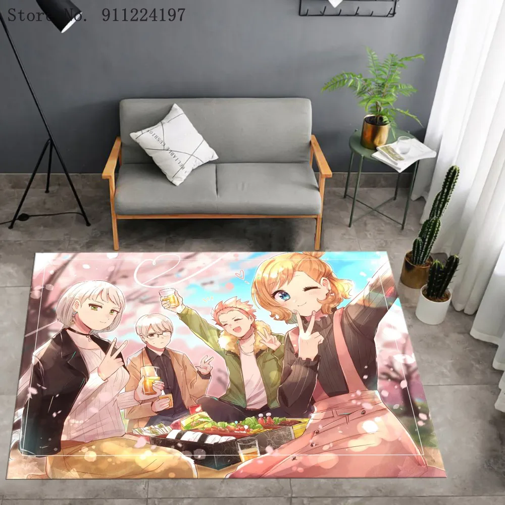 

Anime Hell Girl Floor Rug Carpet Bedroom Living Room Kitchen Doormat Non-slip Mat Cartoon Gift Kids Adult